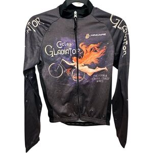 Hincapie Women S Long Sleeve Cycling Jersey Full Zip Retro Gladiator Cycles